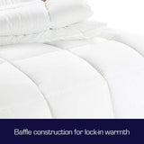 800GSM Ultra Warm Winter Microfibre Quilt/Doona/Duvet (Queen)