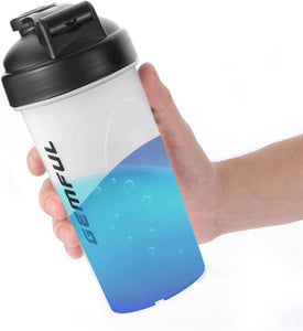 Shaker Bottle for Protein Mixes Bpa-Free Leak Proof Smothies Mixer Water Cups 2 Pack
