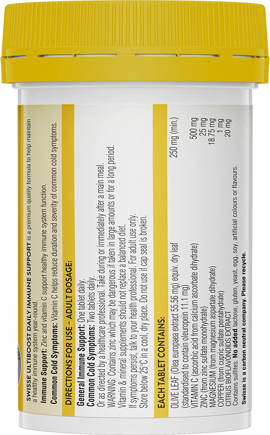 Ultiboost Daily Immune Support, 60 Tablets
