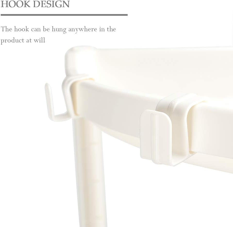 4 Tier Shower Rack Telescopic Bathroom Adjustable Corner Caddy Shelf Storage