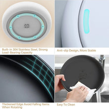 Load image into Gallery viewer, Lazy Susan Turnable 30Cm / 11.8In Large Lazy Susan Organiser for Pantry Storage Rustproof Black 360° Spice Rack for Kitchen Countertop
