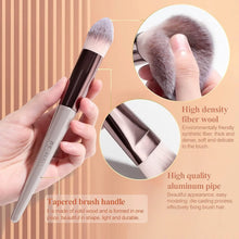 Load image into Gallery viewer, Makeup Brushes Premium Synthetic Foundation Powder Concealers Eye Shadows Silver Black Makeup Brush Sets(18 Pcs)

