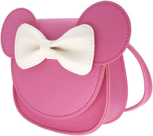 Load image into Gallery viewer, Little Girls Toddlers Mini Crossbody Shoulder Bag Coin Purse with Cute Mouse Ear Bowknot
