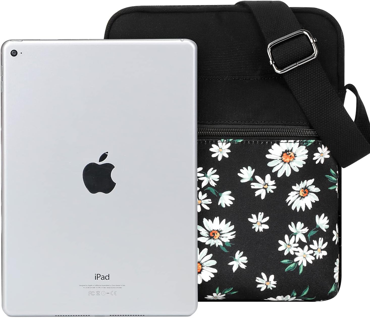 Small Crossbody Purse for Teen Girls and Women, Daisy-Black, Small