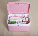 Medicine Lock Box for Safe Medication Storage - Childproof Prescription Bottle Organizer - Lockable Combination Chest (4 Digit Custom Code) Medicine Cabinet W/Separate Compartments | Storage Lockbox