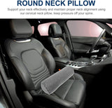 Round Neck Pillows round Cervical Roll with Removable Washable Cover Neck Roll Pillows Lumbar Pillow Ergonomically Designed for Head Neck Back Legs
