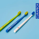 Toothbrush Set CS 5460-3-Pack Ultra Soft Manual Toothbrush for Adults with 5460 Curen Bristles - Random Color (3 Pack)