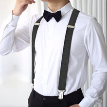 Load image into Gallery viewer, Suspenders for Men,  Mens Braces with Strong Metal Clips Wide 38Mm 1.5 Inch Heavy Duty Suspenders Adjustable and Elastic X Back One Size Fits All Men and Women
