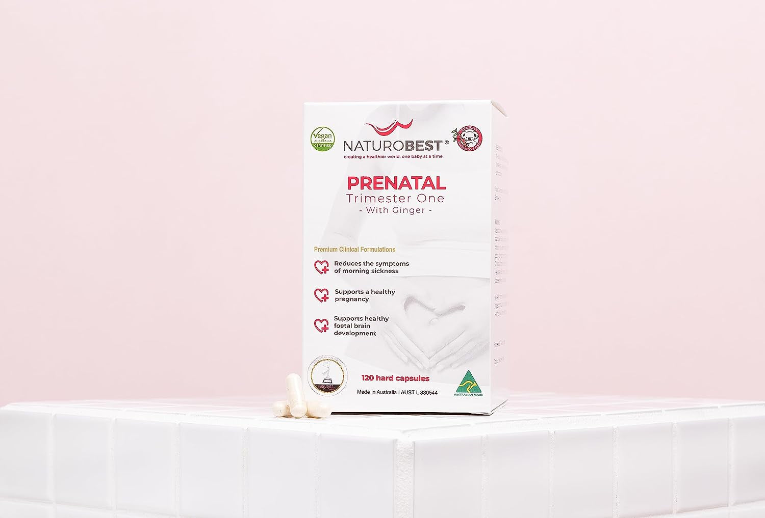 Prenatal Trimester One with Ginger Capsules 120 Capsules