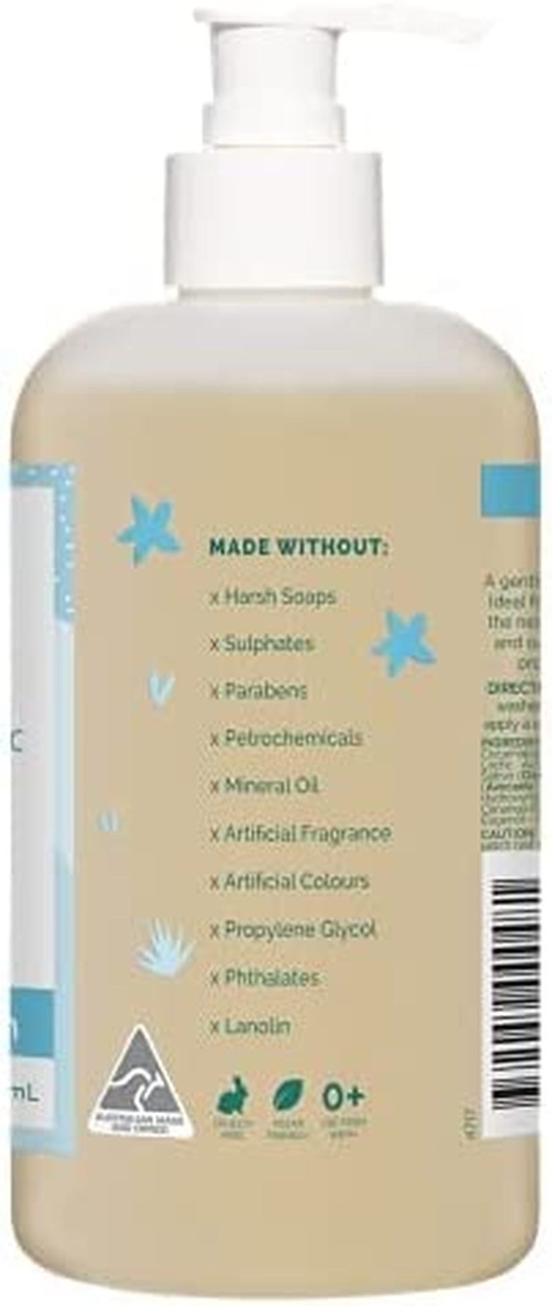 GAIA Natural Baby Hair and Body Wash 500Ml