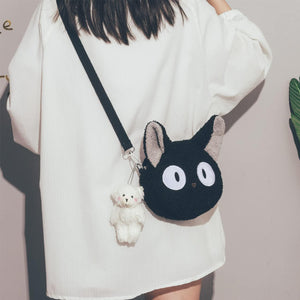 Little Girls Fashion Cute Crossbody Shoulder Bag Plush Handbag Mini Purse