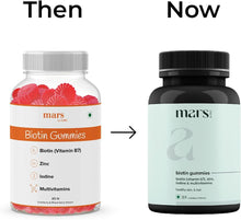 Load image into Gallery viewer, Biotin Gummies | Wholesome Supplement for Hair, Skin &amp; Nails with Zinc | Cranberry Flavour | 30 N
