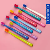 Toothbrush Set CS 5460-3-Pack Ultra Soft Manual Toothbrush for Adults with 5460 Curen Bristles - Random Color (3 Pack)