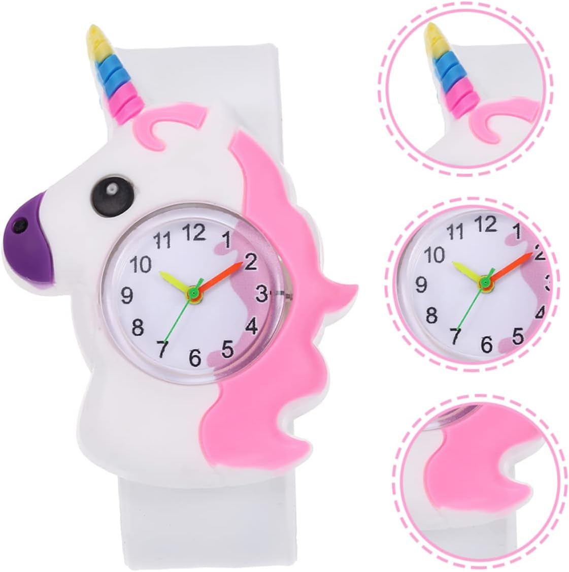 1 Set Children'S Watch Digital Watch Kids Suit Case Charm Bracelets Statement Necklace Snap Bracelet Slap Bracelets for Kids Cartoon Bracelet Necklace Children Beaded Necklace Girl