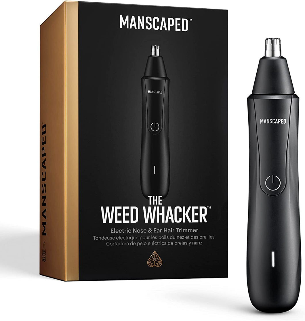 MANSCAPED™ the Weed Whacker™ Nose and Ear Hair Trimmer – 9,000 RPM Precision Tool with Rechargeable Battery, Wet/Dry, Easy to Clean, Hypoallergenic Stainless Steel Replacement Blade