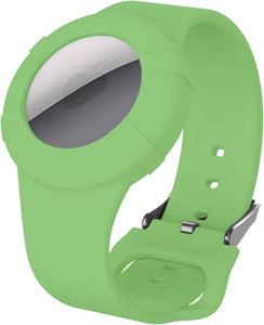 Airtag Wristband Kids,Airtag Bracelet for Kids Toddler Baby Children Elders,Silicone Watch Band for Airtag 2021.