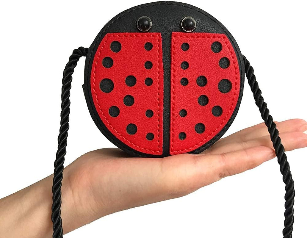 Little Girl Purse Cute Ladybug Shoulder Messenger Bag for Christmas