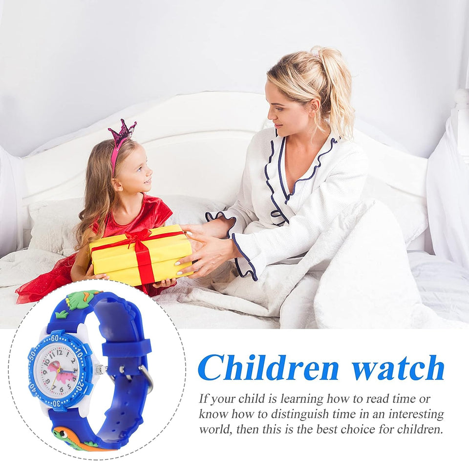 Watch Watches Children Cartoon Wristwatch Children Pretty Lovely Band Toddler Wrist Boys Birthday for Girls Kids Watch Chic Silicone Pattern Adorable Lovely Toddler Watch Kid Toddler