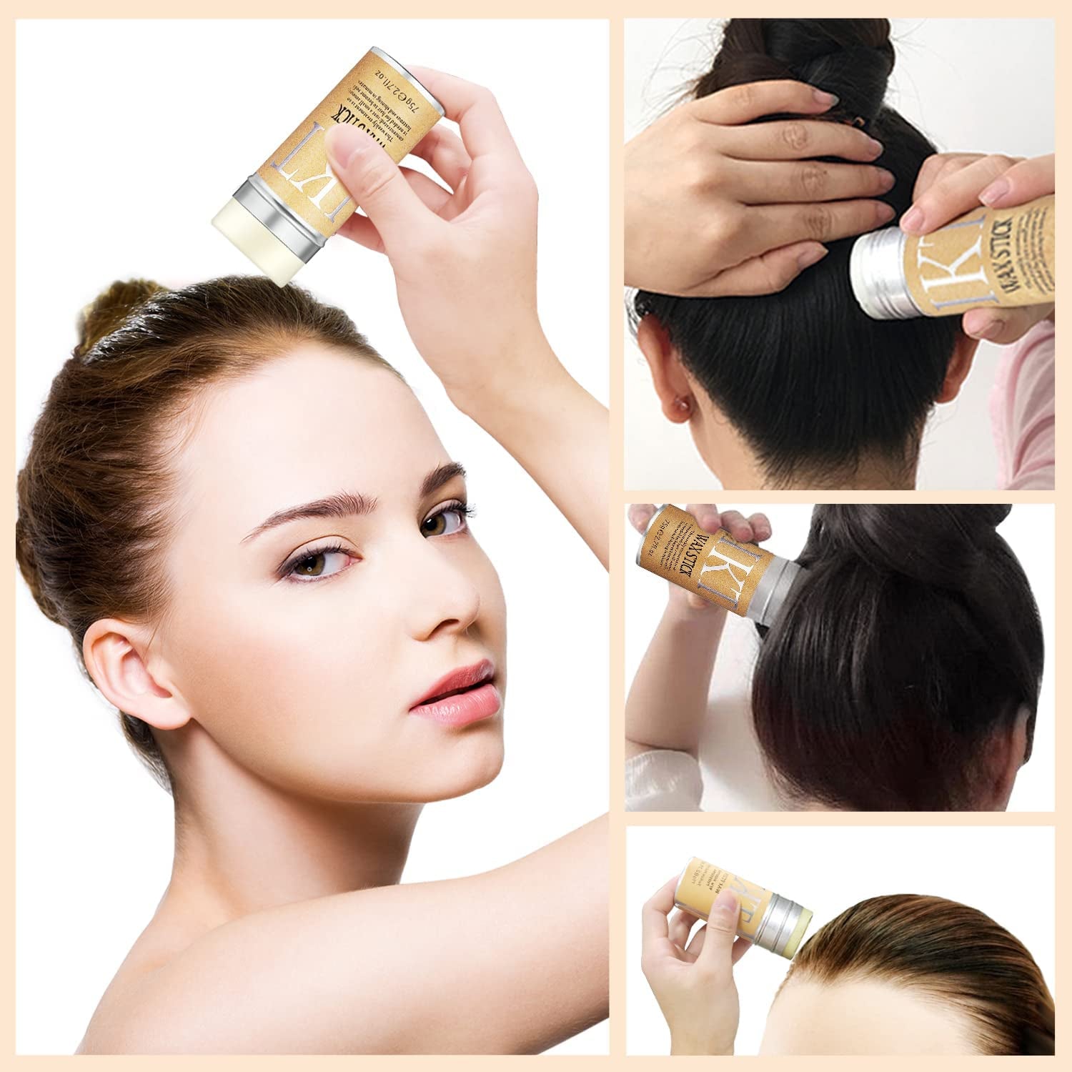 Hair Straightener Pressing Comb for Black Hair Styling Shaping Hairstyling Moisturizing Non-Greasy Look Neat and Tidy