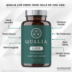 Life - Cell Energy for Optimized Aging & Long-Term Health | NAD Supplement with Niacinamide, Resveratrol, Vitamin B3, Niacin for NAD+ Support (160 Capsules)