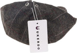 Mens Plaid Flat Berets Hat Newsboy Cabbie Duckbill Caps Fedora Adjustable Vintage Hiking Cycling Drivers Winter Warm Accessories for Birthday Gifts