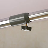 Expandable Window Shower Curtain Tension Rod Oval Head Clothes Hanging Bar Rail for Closet Wardrobe, No Drilling, 25.4Mm Pipe Diameter