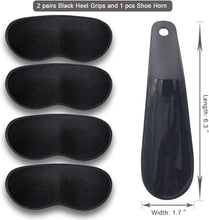 Load image into Gallery viewer, Dr. Foot&#39;S Heel Grips for Men and Women, Self-Adhesive Heel Cushion Inserts Prevent Heel Slipping, Rubbing, Blisters, Foot Pain, and Improve Shoe Fit (Black)
