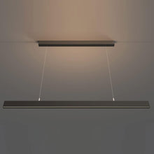 Load image into Gallery viewer, Linear LED Pendant Light Black 30W 1200(L) X15(W) X75(H) with Sensor Options Allure 1575 Series Ceiling Light for Kitchen/Island/Dining Room/Office (3000K Warm White with Sensor)
