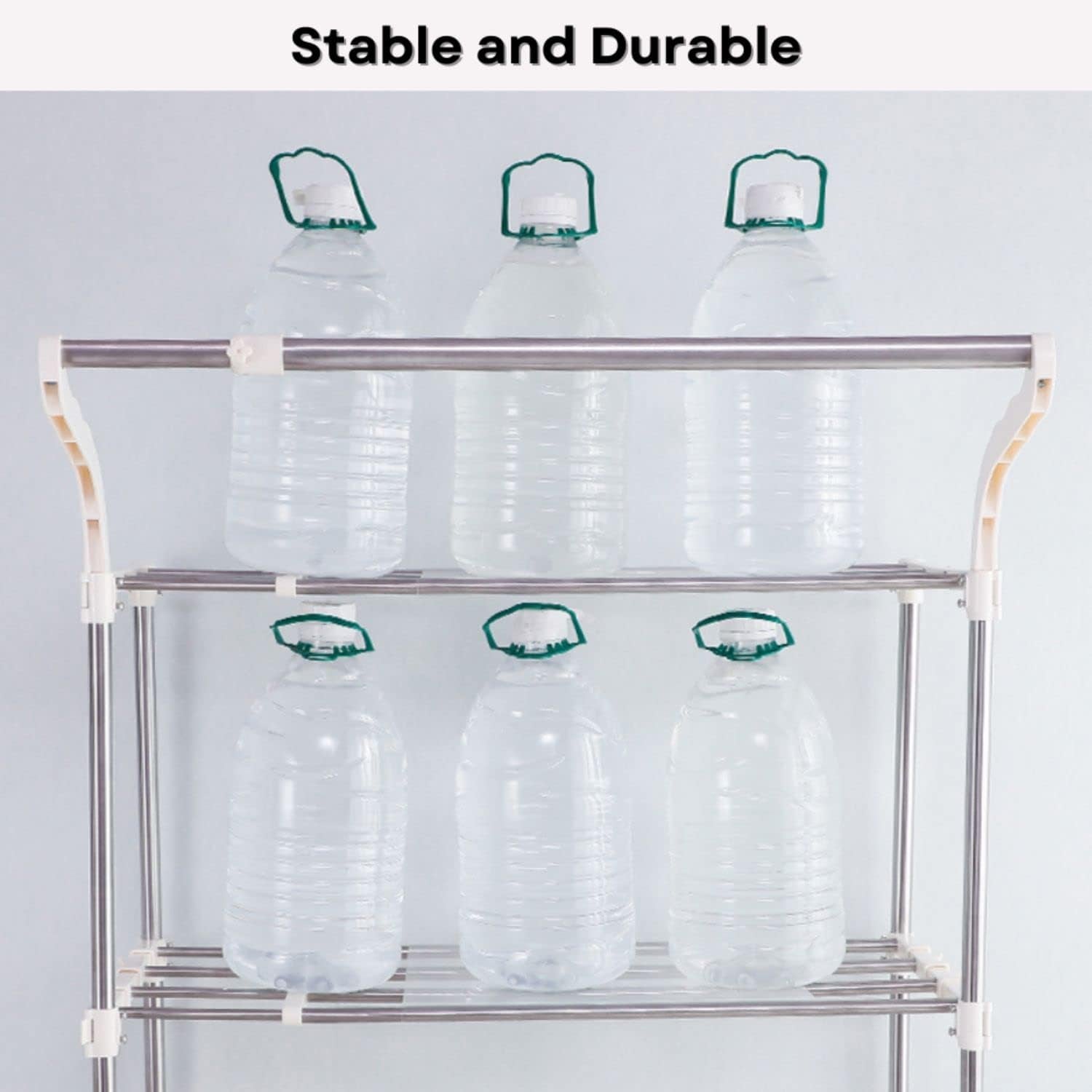 over Toilet Storage Shelf 2-Tiers Stainless Steel ABS Bathroom Organizer, Adjustable Height, Sturdy Construction, Durability, Two Transparent Tray