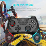 Games Switch Controller for Nintendo, Rechargeable Remote Wireless Switch Lite Controller Gamepad Joypad with Adjustable Turbo Dual Shock Gyro Axis Compatible with Nintendo Switch/Switch Pro