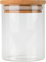 Load image into Gallery viewer, 【AU Stock】 Empty 22 Piece Bamboo Spice Jar Starter Pack with Wooden Lids Glass Food Storage Jars with Bamboo Lids | 3 Sizes Included 12 X 75Ml, 6 X 250Ml, 4 X 500Ml
