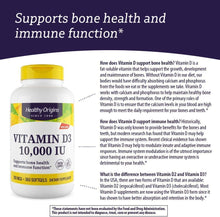 Load image into Gallery viewer, Vitamin D3 10,000 IU (Non-Gmo), 360 Softgels
