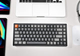 K2 Version 2 Wireless Gaming Mechanical Keyboard, Bluetooth/Usb Wired Compact 84 Keys RGB LED Backlit N-Key Rollover Aluminum Frame for Mac Windows, Gateron G Pro Brown Switch