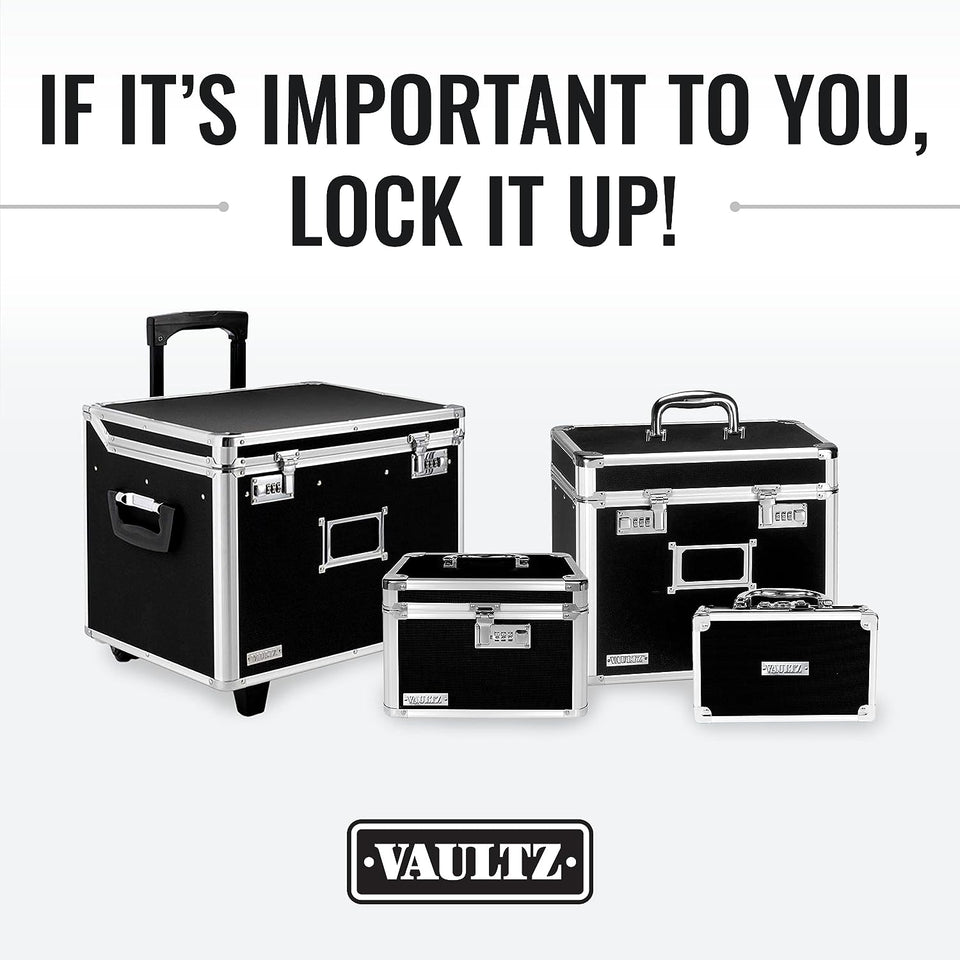 Locking Medicine Storage Box, 3.75 X 11.88 X 5.25 Inches, Black (VZ03480)