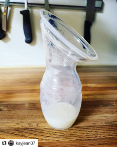 Silicone Breastfeeding Manual Breast Pump Milk Pump 100% Food Grade Silicone BPA PVC and Phthalate Free, Clear