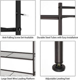 3 Shelf Bathroom Space Saver over the Toilet Rack Bathroom Corner Stand Storage Organizer Accessories Bathroom Cabinet Tower Shelf with ORB Finish 23.5" W X 10.5" D X 64.5" H