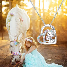 Load image into Gallery viewer, You Are Magical Necklace for Girls Crystal Heart Pendant Necklaces Jewelry Gifts for Girls Daughter Granddaughter Niece Birthday
