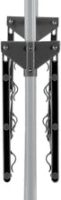 Load image into Gallery viewer, Folding 3 Tier Clothes Laundry Drying Rack, Stainless Steel Tubes, Rolling Collapsible Garment Laundry Dryer Hanger Stand Rail Indoor &amp; Outdoor Home
