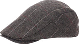 Mens Plaid Flat Berets Hat Newsboy Cabbie Duckbill Caps Fedora Adjustable Vintage Hiking Cycling Drivers Winter Warm Accessories for Birthday Gifts