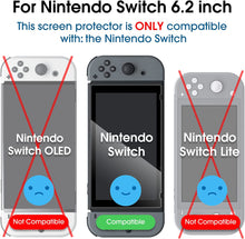 Load image into Gallery viewer, Nintendo Switch Screen Protector (2 Pack), Premium Tempered Glass Screen Protector for Nintendo Switch
