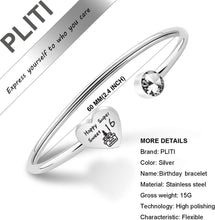 Load image into Gallery viewer, 16Th Birthday Gift 16 Year Old Birthday Gift Daughter Birthday Gift Happy Super Sweet 16 Bracelet for Girls
