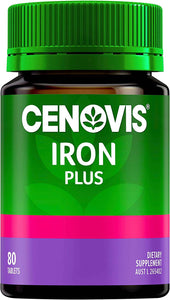 Iron plus Tablets for Women'S Health - Relieves Fatigue and Tiredness - Supports Energy Levels, 80 Pack
