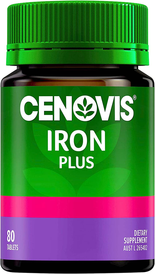 Iron plus Tablets for Women'S Health - Relieves Fatigue and Tiredness - Supports Energy Levels, 80 Pack