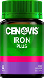 Iron plus Tablets for Women'S Health - Relieves Fatigue and Tiredness - Supports Energy Levels, 80 Pack