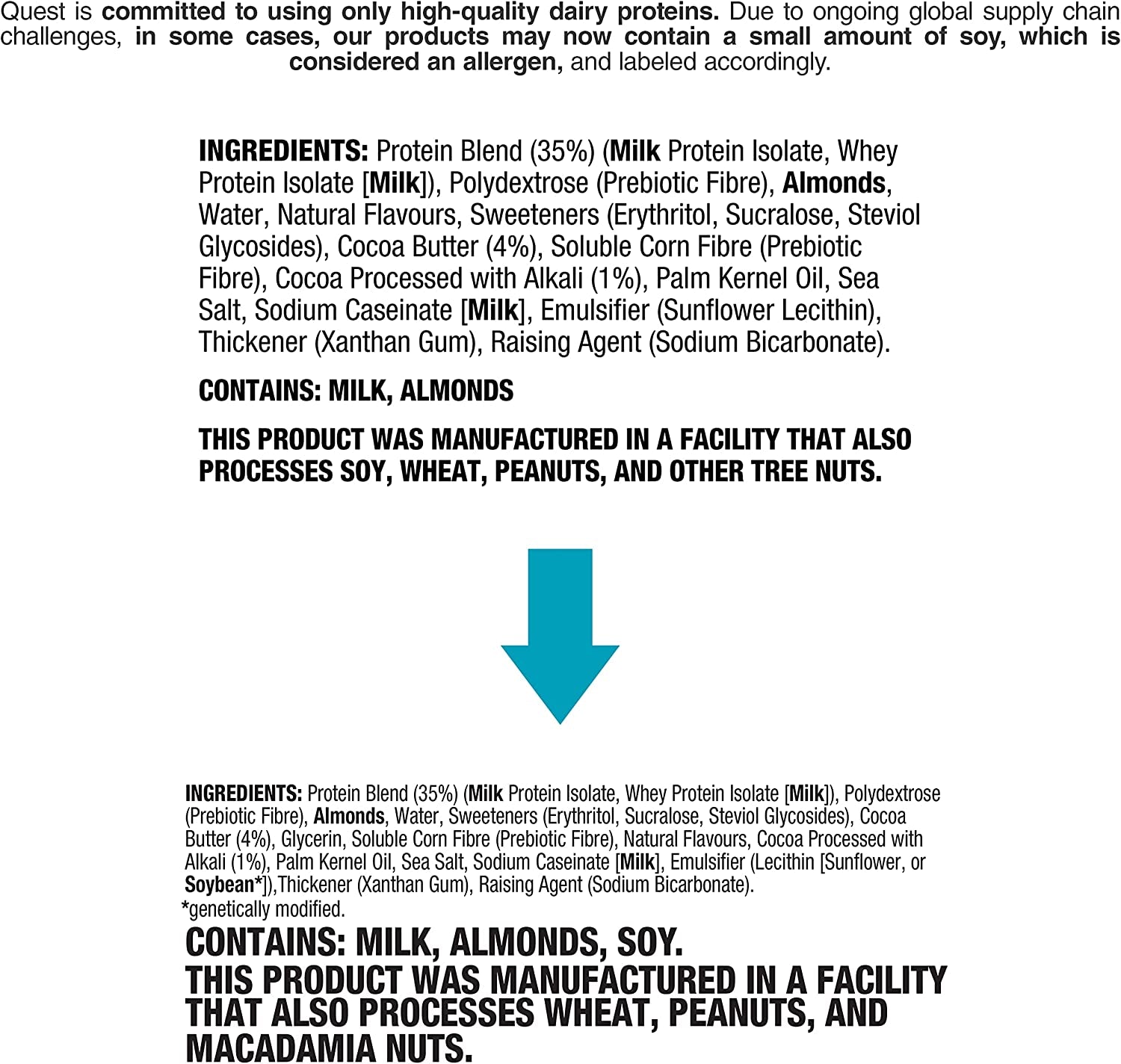 Cookies and Cream Protein Bar, High Protein, Low Carb, Keto Friendly, 12 Count