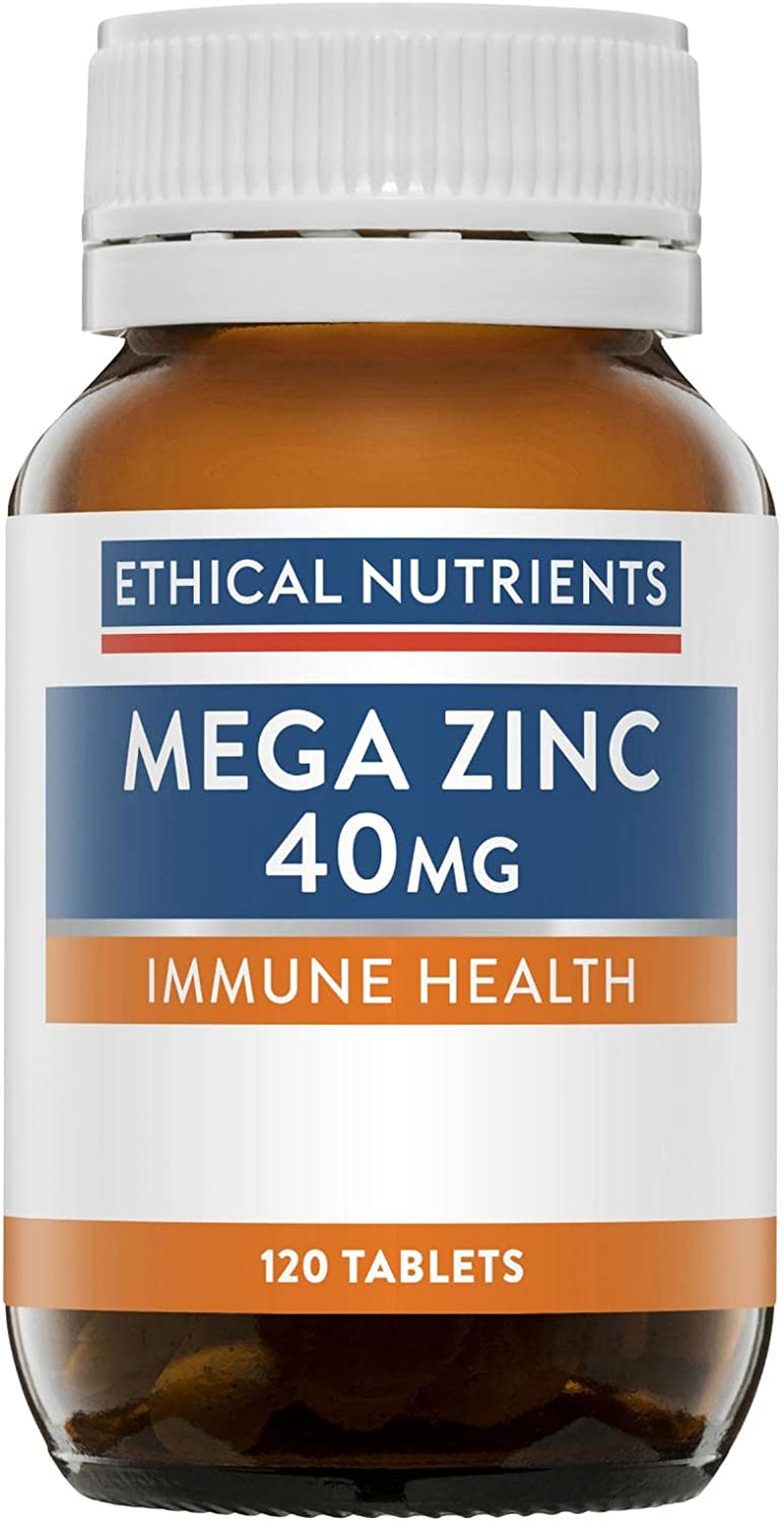 Mega Zinc 40Mg 120 Tablets