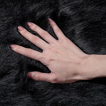 Load image into Gallery viewer, Soft Fluffy Rug Faux Sheepskin Fur Area Rug Shaggy Couch Cover Seat Cushion Furry Carpet beside Rugs for Bedroom Floor Sofa Living Room Runner, 60X180Cm (Black)
