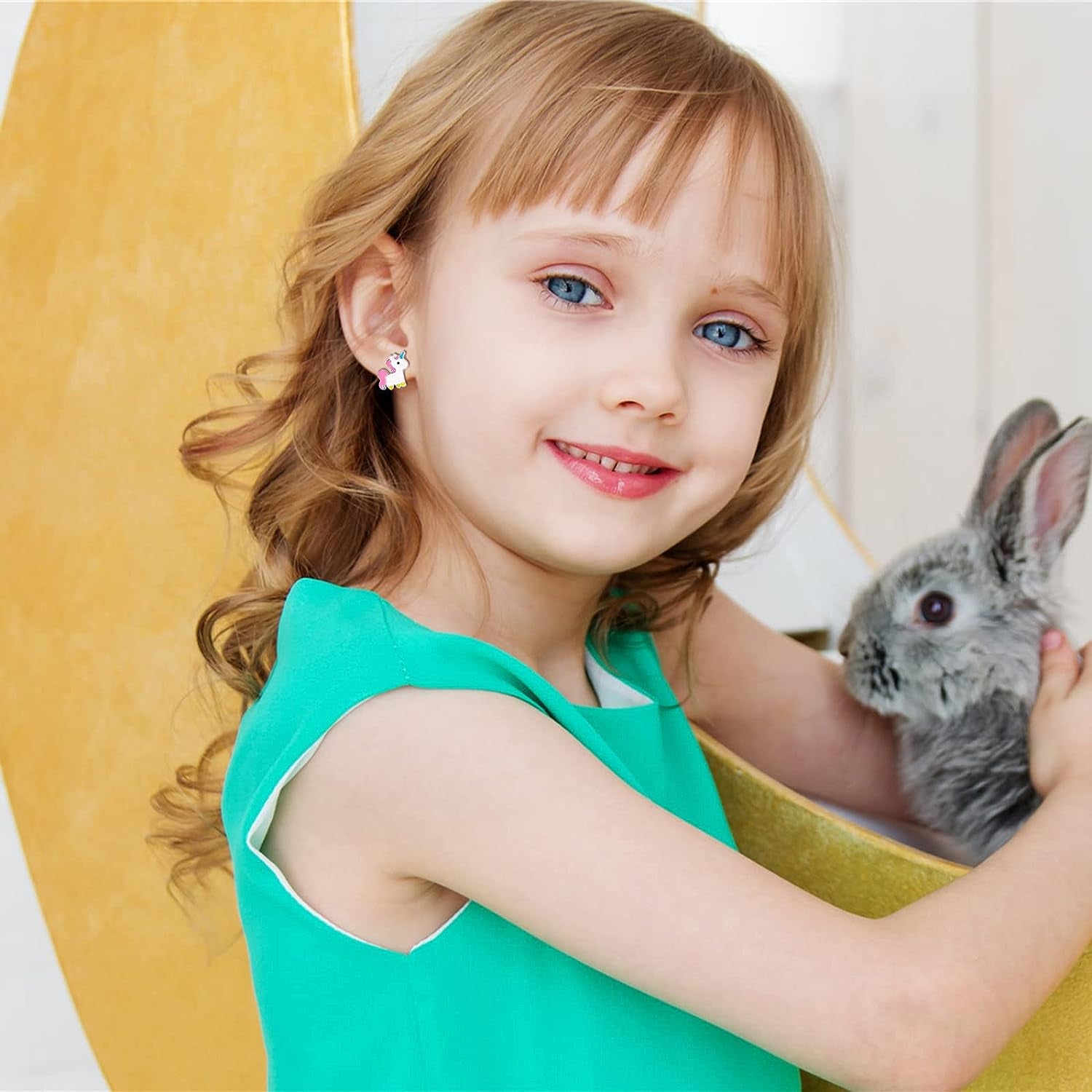 33/30 Pairs Hypoallergenic Earrings for Girls Sensitive Ears with Stainless Steel Post -Assorted Cute Stud Earrings for Teens Girls Women