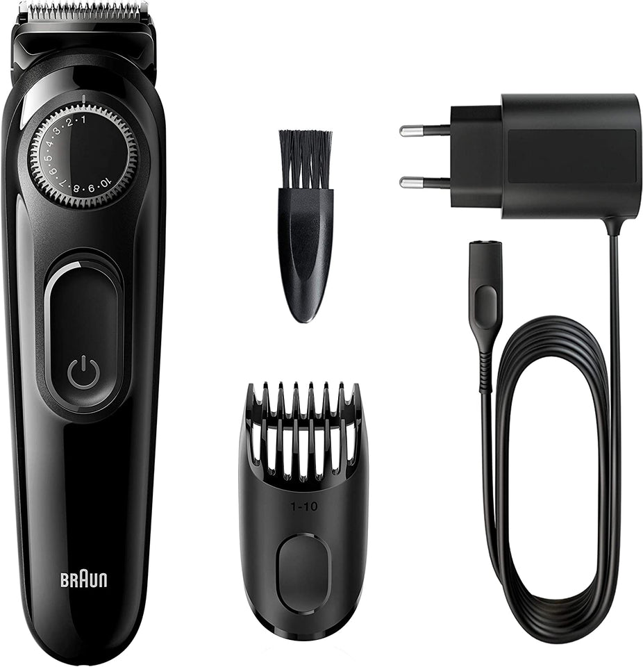 Beard Trimmer Bt3222, and Hair Clipper, 20 Length Settings, Black