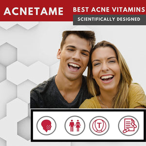 3 Pack- Vitamin Supplements for Acne Treatment- Hormonal Pimple Tablets to Clear Oily Skin for Women, Men, Teens, and Adults